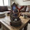 Professor Malone Magical Wizard & Phoenix Collectible Statue