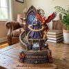 Professor Malone Magical Wizard & Phoenix Collectible Statue