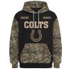 Indianapolis Colts Personalized Camo Deer Hunting Hoodie