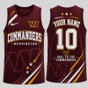 Washington Commanders Personalized Custom Name and Number Burgundy Fan Gear Sports Tank Top