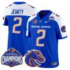 Men's Boise State Broncos Maddux Madsen #4 2025 Mountain West Champions Vapor Limited Stitched Football Jersey
