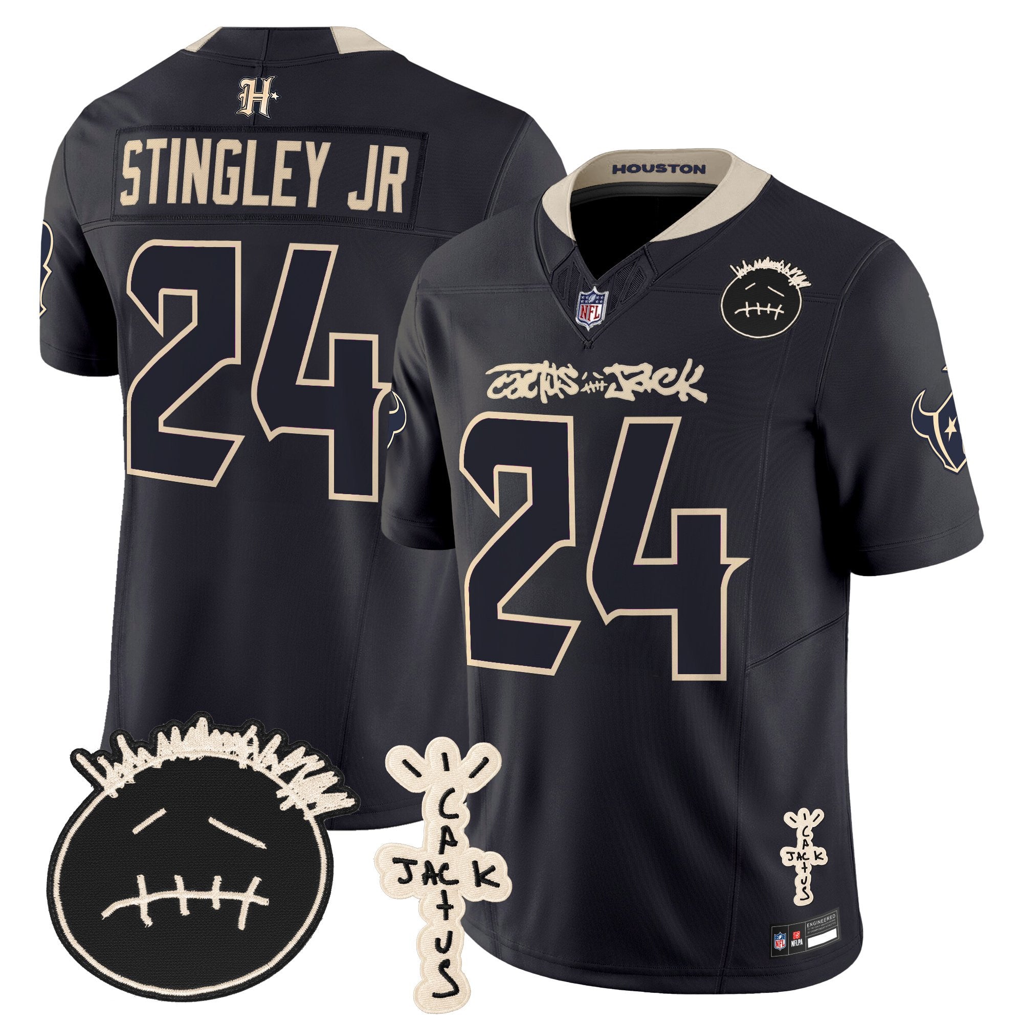 Men’s Houston Texans Cactus Jack Travis Scott Vapor Limited V2 Premium Stitched Football Jersey Men’s Houston Texans Cactus Jack Travis Scott Vapor Limited V2 Premium Stitched Football Jersey