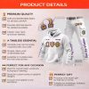 Omega Psi Phi Fraternity Est 1911 Custom Name Textured White Hoodie and Cargo Pants Set