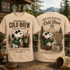 Snoopy Starbucks Cold Brew Good Days Retro Coffee Lover Graphic T-Shirt
