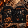 Michael Myers Halloween Horror Movie Incoming Call Boogeyman Vintage Graphic Double Sided T-Shirt