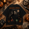 Michael Myers Halloween Horror Movie Incoming Call Boogeyman Vintage Graphic Double Sided T-Shirt