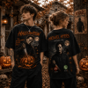 Michael Myers Halloween Horror Movie Incoming Call Boogeyman Vintage Graphic Double Sided T-Shirt