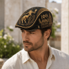 Goorin Bros Iota Phi Theta IΦΘ Fraternity 1963 Centaur Premium Gold Embroidered Black Ivy Flat Cap