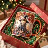 Cute Witch Tuxedo Cat Halloween Spooky Autumn 3D Effect Ceramic Coffee Mug