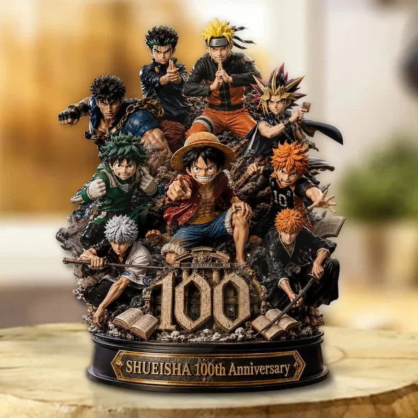 Shueisha 100th Anniversary Shonen Jump Anime Crossover Collectible 3D Effect Custom Shape Acrylic Plaque