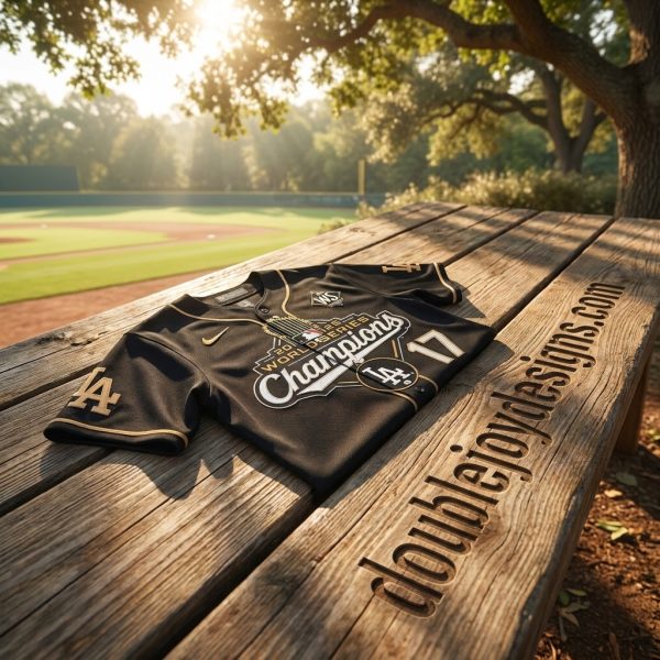 Los Angeles Dodgers Shohei Ohtani 17 2025 World Series Champions Commemorative Black Gold Baseball Jersey