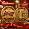 Budweiser 150th Anniversary 1876-2026 Limited Edition Gold Embossed Beer Memorabilia Commemorative Coin