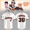 San Francisco Giants Mike Krukow 39 Forever Giant Commemorative 3D All-Over Print Baseball Jersey