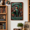 Personalized Wizard Gryffindor Style Portrait Custom Photo and Name Magic Fantasy Metal Sign
