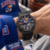 Kansas Jayhawks KU NCAA Basketball Premium Dial Collector Watch