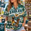 Philadelphia Eagles NFL Mascot Fly Eagles Fly Tropical Beach Summer Game Day Hawaiian Shirt