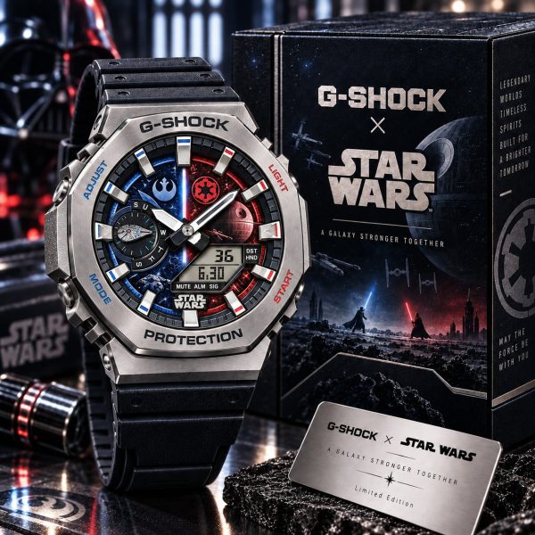 STW Star Wars Limited Edition Rebel vs Empire Premium Analog Digital Metal Bezel Sports Wrist Watch