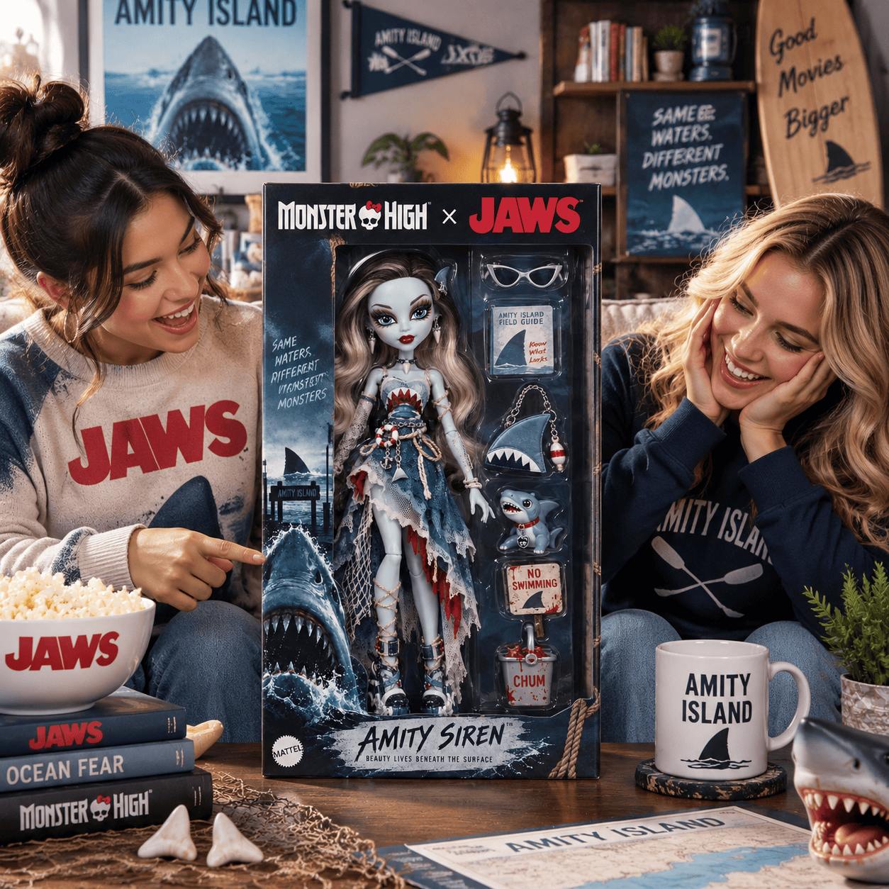 Monster High x JAWS Amity Siren Premium Limited Edition Skullector Collector Doll Monster High x JAWS Amity Siren Premium Limited Edition Skullector Collector Doll