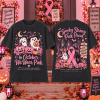 In October We Wear Pink Breast Cancer Awareness Halloween Spooky Season Pink Ribbon T-Shirt