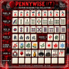 Pennywise IT Horror Movie Premium Collector Edition Luxury Game Night Mahjong Set