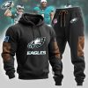 Philadelphia Eagles NFL Midnight Green Men's Pullover 2-Piece Hoodie and Sweatpants Set