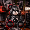 Nine Inch Nails NIN Industrial Rock Band Merch Custom Gothic Bear Shaped Decorative Plush Pillow