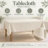 Rustic Farmhouse Wheat Harvest and Quern Stone Grain Milling Hearth Tablecloth