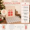 Fancy Goldfish 24 Days Christmas Countdown with Cute Acrylic Charms Gift for Fish Lovers Advent Calendar