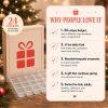 Fancy Goldfish 24 Days Christmas Countdown with Cute Acrylic Charms Gift for Fish Lovers Advent Calendar