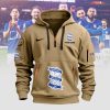 Birmingham City FC Personalized Custom Name Royal Blue Quarter-Zip Heavy Hoodie