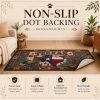 Red Fox Creek Crossing Rustic Woodland Forest Nature Cabin Decor Runner Rug