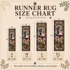 Red Fox Creek Crossing Rustic Woodland Forest Nature Cabin Decor Runner Rug