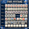 Ford Mustang American Legend Premium Luxury Collector's Edition Mahjong Set