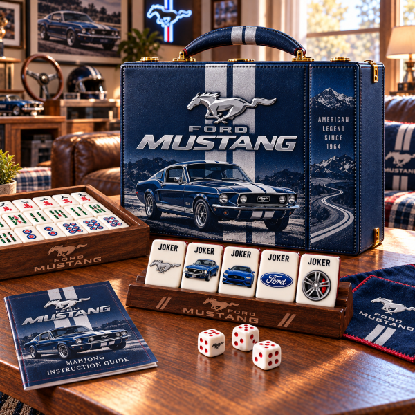 Ford Mustang American Legend Premium Luxury Collector’s Edition Mahjong Set