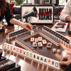 Bryan Adams Waking Up the Neighbours Premium Custom 160-Tile American Mahjong Set