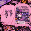 Hello Kitty Halloween Gamer Girl Pastel Goth Spooky Pixel Art Graphic T-Shirt