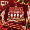Kansas City Chiefs Kingdom 2026 Commemorative Mahomes Kelce Football Christmas Ornament