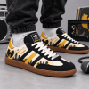 Wu-Tang Clan Yellow Black NYC Skyline Custom Samba OG Style Custom Graphic Sneakers
