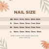 Classic Merry Christmas Candy Cane and Snowflake Red Green Festive Coffin Press-On Nails