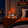 Cincinnati Bengals NFL Who Dey LED Desk Football Helmet Digital Clock