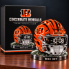Cincinnati Bengals NFL Who Dey LED Desk Football Helmet Digital Clock