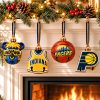 Indiana Pacers NBA Basketball Premium Holiday Gift Boxed Christmas Bell Ornament Set