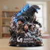 Godzilla Minus One Minus Zero Movie Poster 3D Effect Collectible Desk Decor Custom Shape Acrylic Plaque