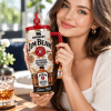 Jim Beam Kentucky Bourbon Whiskey Rhinestone Bling Bedazzled 40oz Stainless Steel Tumbler With Handle