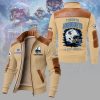 Toronto Argonauts CFL Custom Name Vintage Leather Patch Sherpa Lined Winter Fleece Jacket